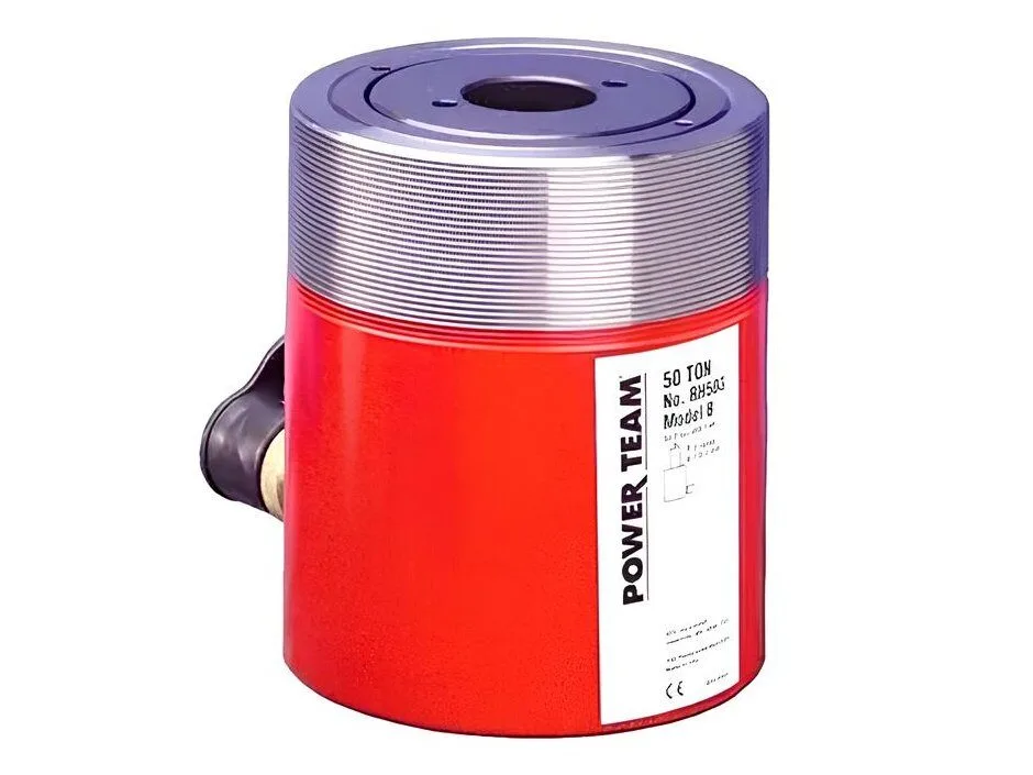 30 ton single acting, rh302 center hole cylinder