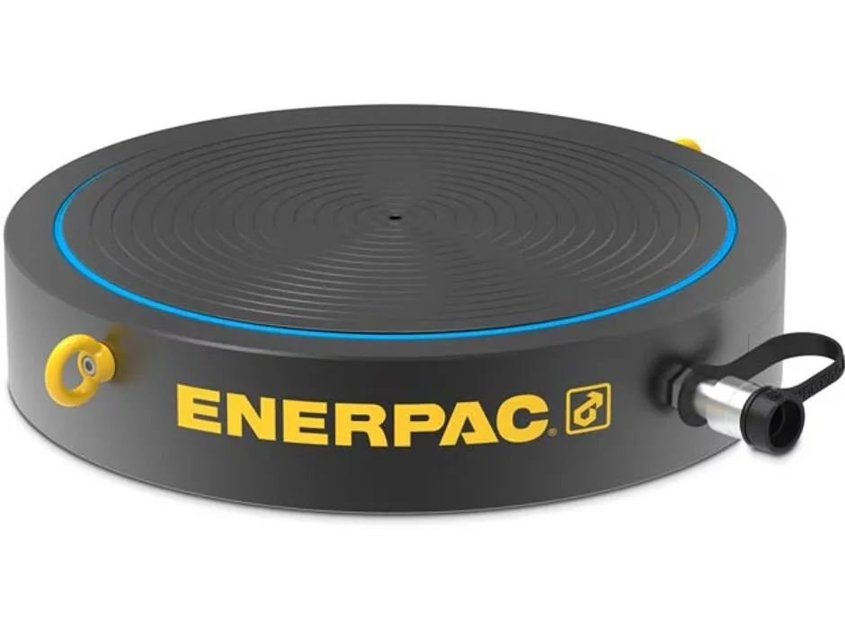 Enerpac CUSP1000, 1142.6 ton, Single Acting High Tonnage Ultra Flat Hydraulic Cylinder with 0.69 in Stroke
