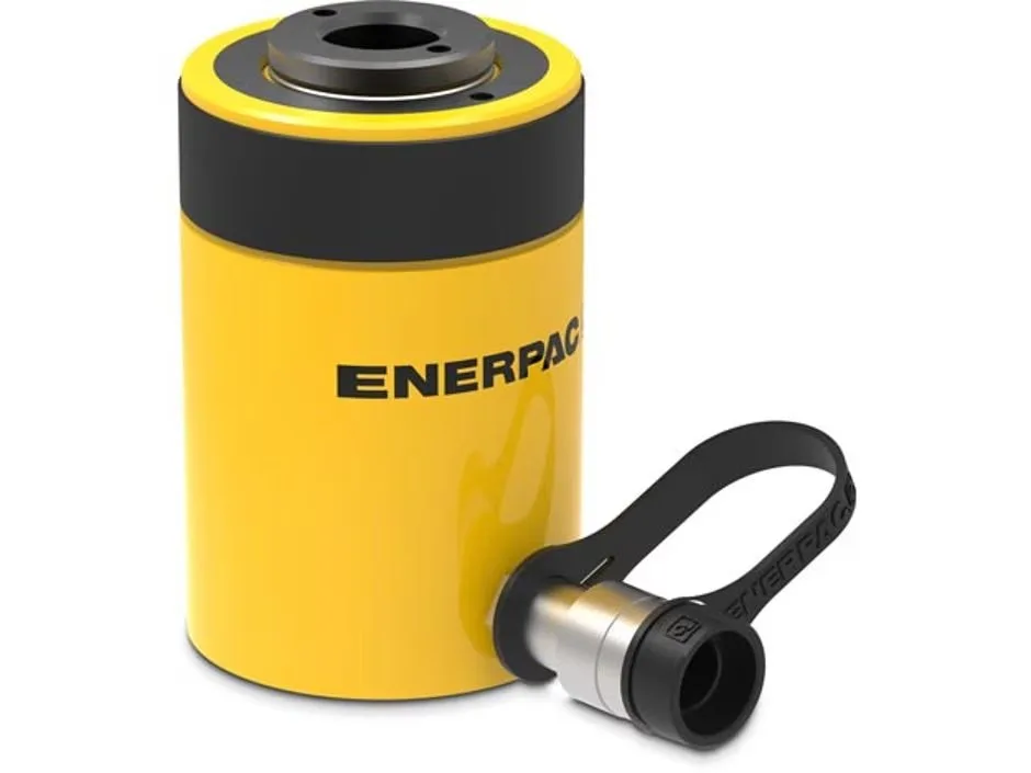 Enerpac RCH302 36.1 ton Capacity Single-Acting Hollow Plunger Hydraulic Cylinder with 2.50 in Stroke